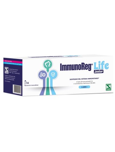 Immunoreg life junior - integratore pediatrico per sistema immunitario - 14 flaconcini