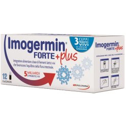 Imogermin Forte + Plus - Integratore di Probiotici - 12 Flaconcini