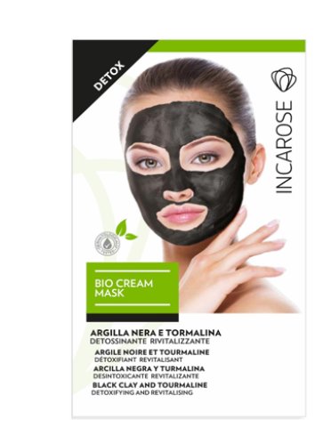 Incarose maschera bio detox argilla nera