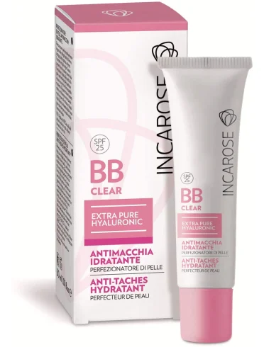 Incarose bb clear hyaluronic crema viso antimacchie 30 ml Incarose bb clear hyaluronic crema viso antimacchie 30 ml