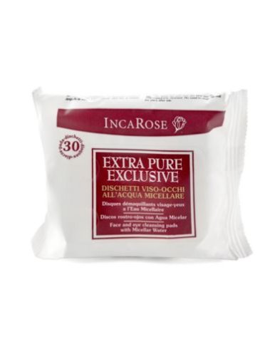 Incarose extra pure exclusive dischetti viso acqua micellare 30 pezzi 