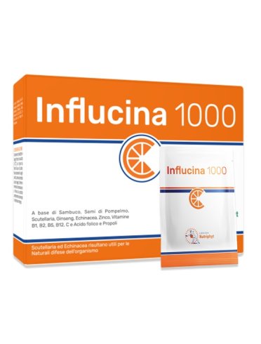 Influcina 1000 - integratore per difese immunitarie - 14 bustine