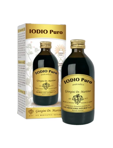 Iodio puro analcolico - integratore per la tiroide - 100 ml Iodio puro analcolico - integratore per la tiroide - 100 ml