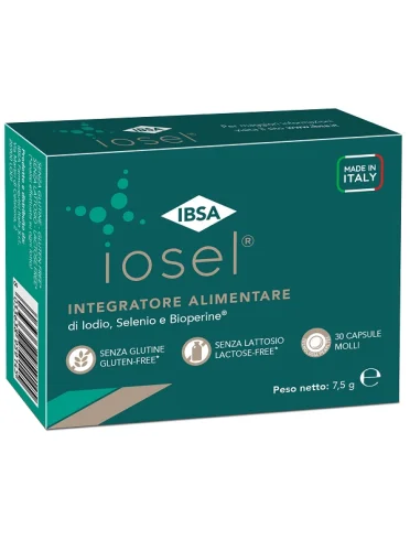 Iosel - integratore per la funzionalità della tiroide - 30 capsule molli Iosel - integratore per la funzionalità della tiroide - 30 capsule molli