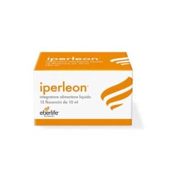Iperleon - Integratore per Stanchezza Fisica e Mentale - 12 Flaconi x 10 ml