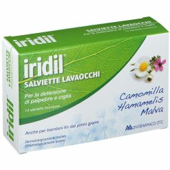 Iridil Lavaocchi - Salviette per la Detersione Oculare - 14 Pezzi