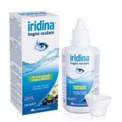 Iridina Bagno Oculare - Soluzione Sterile per Occhi Stanchi e Affaticati - 120 ml