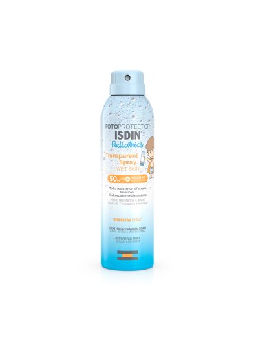 Isdin fotoprotector trasparent wet - spray solare corpo trasparente con protezione molto alta spf 50 - 250 ml