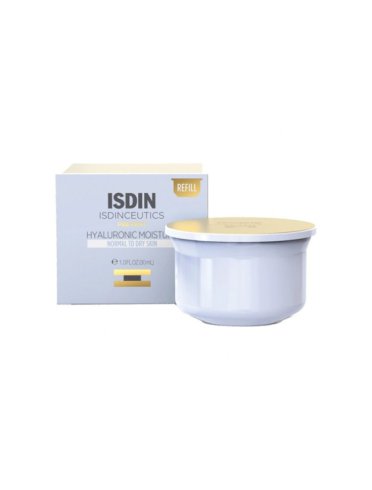 Isdin hyaluronic moisture normale - crema viso idratante - refill 50 ml