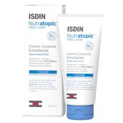 Isdin Nutratopic Pro-Amp - Crema Corpo Emolliente per Dermatite Atopica - 200 ml