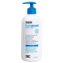 Isdin Nutratopic Pro-Amp - Lozione Corpo Emolliente per Dermatite Atopica - 400 ml