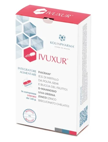 Ivuxur - integratore per vie urinarie - 14 compresse Ivuxur - integratore per vie urinarie - 14 compresse