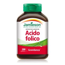 Jamieson Acido Folico Integratore per Gravidanza 200 Compresse