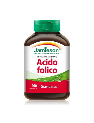 Jamieson acido folico integratore per gravidanza 200 compresse Jamieson acido folico integratore per gravidanza 200 compresse