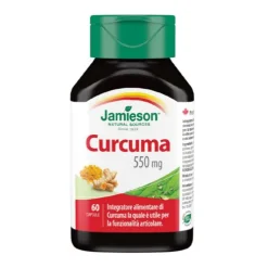 Jamieson Curcuma 550 mg Integratore Benessere Articolare 60 Capsule