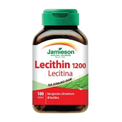 Jamieson Lecithin 1200 Integratore di Lecitina di Soia 100 Capsule