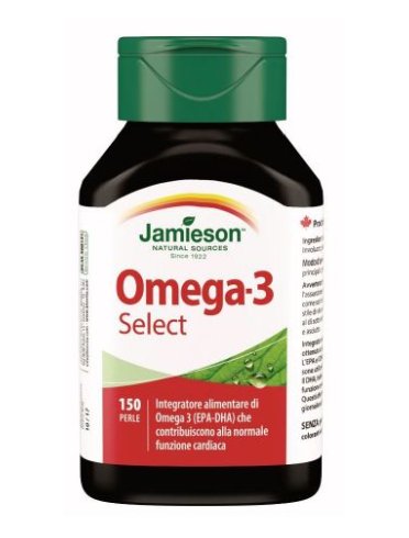 Jamieson omega 3 select integratore benessere cardiovascolare 150 perle
