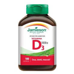 Jamieson Vitamina D3 1000 UI Integratore Ossa Denti e Muscoli 100 Compresse