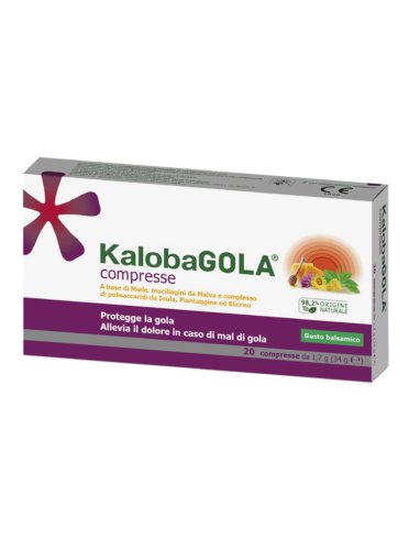 Kalobagola rimedio per mal di gola 20 compresse