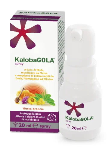 Kalobagola spray per mal di gola 20 ml Kalobagola spray per mal di gola 20 ml