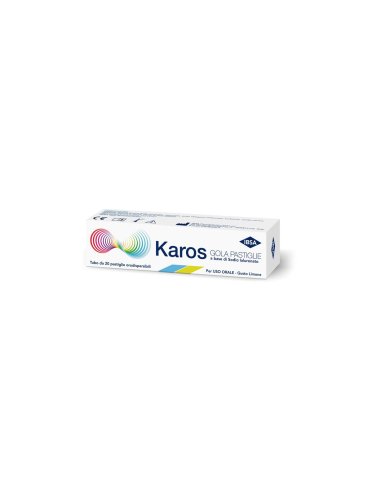Karos gola - trattamento di infiammazione del cavo orale - 20 pastiglie orodispersibili