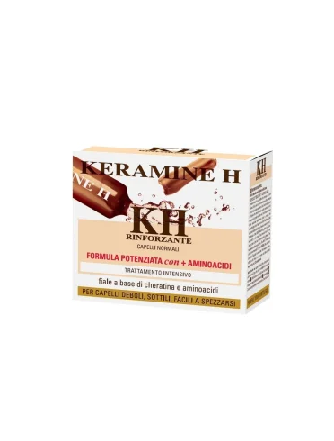 Keramine h fascia avorio - fiale rinforzanti per capelli sottili - 10 fiale x 10 ml Keramine h fascia avorio - fiale rinforzanti per capelli sottili - 10 fiale x 10 ml