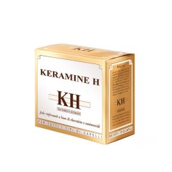 Keramine H Fascia Bianca - Fiale Rinforzanti per Tutti i Tipi di Capelli - 10 Fiale x 10 ml