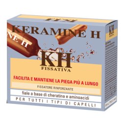 Keramine H Fissativa - Trattamento Rinforzante Capelli - 10 Fiale x 6 ml