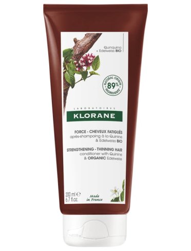 Klorane - balsamo dopo shampoo alla chinina e stella alpina bio - 200 ml