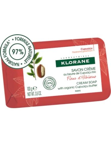 Klorane - crema sapone al fiore di ibisco - 100 g
