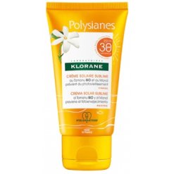 Klorane Polysianes - Crema Solari Viso con Protezione Alta SPF 30 - 50 ml