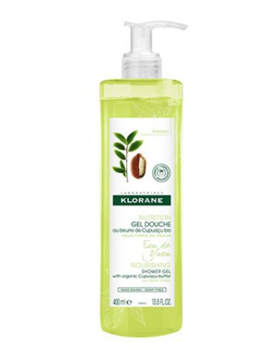 Klorane - gel doccia detergente al eau de yuzu - 400 ml