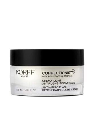 Korff correctionist ng - crema viso leggera antirughe rigenerante - 50 ml