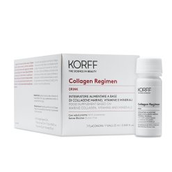 Korff Collagen Regimen - Integratore di Collagene Marino per il Benessere della Pelle - 7 Flaconi x 25 ml