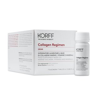 Korff Collagen Regimen - Integratore di Collagene Marino per il Benessere della Pelle - 7 Flaconi x 25 ml