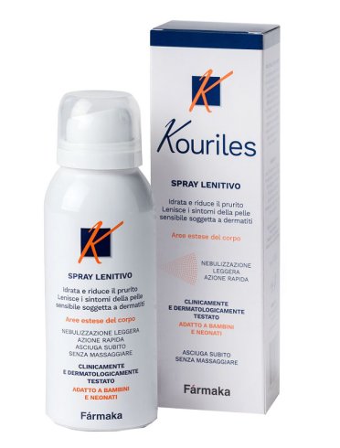 Kouriles spray lenitivo idratante corpo antiprurito 75 ml