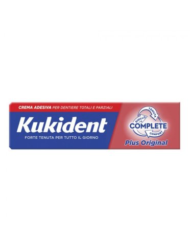 Kukident plus - crema adesiva per protesi dentarie parziali - 65 g