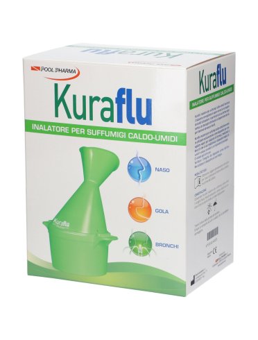Kuraflu - inalatore per suffumigi caldo - umidi - 1 pezzo