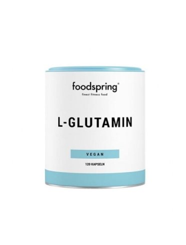 L-glutamin vegan integratore per la rigenerazione muscolare 120 capsule