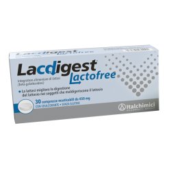 Lacdigest Lactofree - Integratore di Lattasi - 30 Compresse