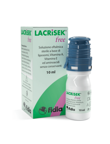 Lacrisek free - collirio lubrificante senza conservanti - 10 ml