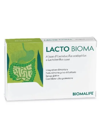 Lactobioma integratore di probiotici 30 capsule Lactobioma integratore di probiotici 30 capsule