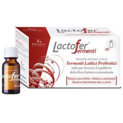Lactofer Fermenti - Integratore di Fermenti Lattici - 10 Flaconcini