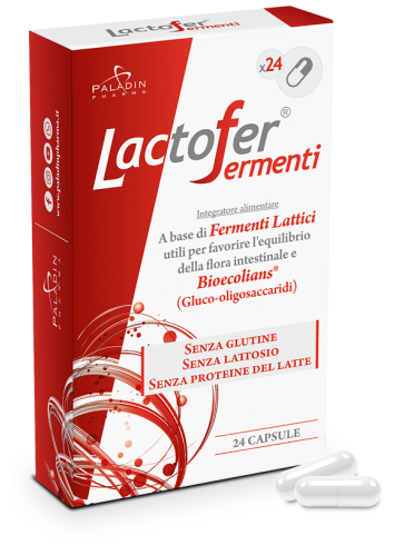Lactofer fermenti integratore di fermenti lattici 24 capsule