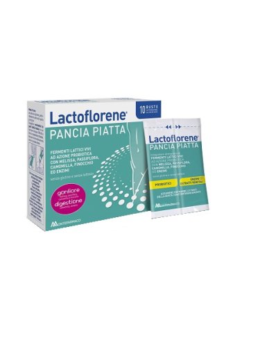 Lactoflorene pancia piatta integratore fermenti lattici 10 bustine