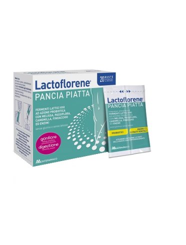 Lactoflorene pancia piatta integratore fermenti lattici 20 bustine