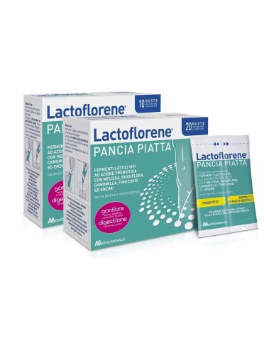 Lactoflorene pancia piatta integratore gonfiore 30 bustine