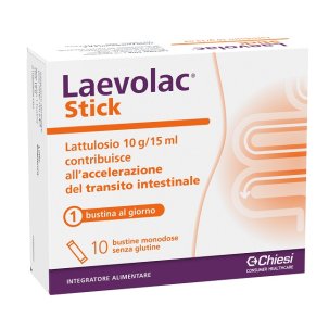 Laevolac Stick - Integratore per Stitichezza - 10 Bustine