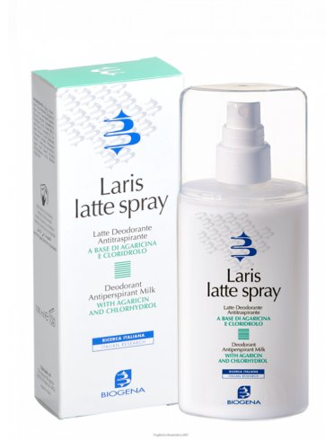Biogena laris latte spray - deodorante antitraspirante - 100 ml