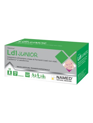 Named disbioline ld1 junior - integratore di fermenti lattici - 10 flaconcini